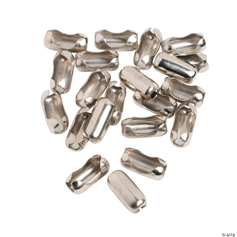 Antique Silvertone Large Ball Chain Connectors Discontinued