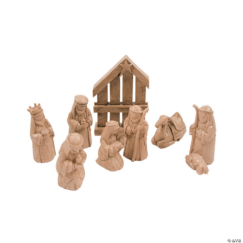 Antiqued Nativity Set Discontinued