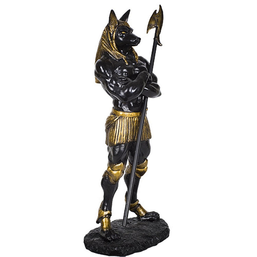 Anubis Egyptian God of Afterlife Figurine 11 inch Image