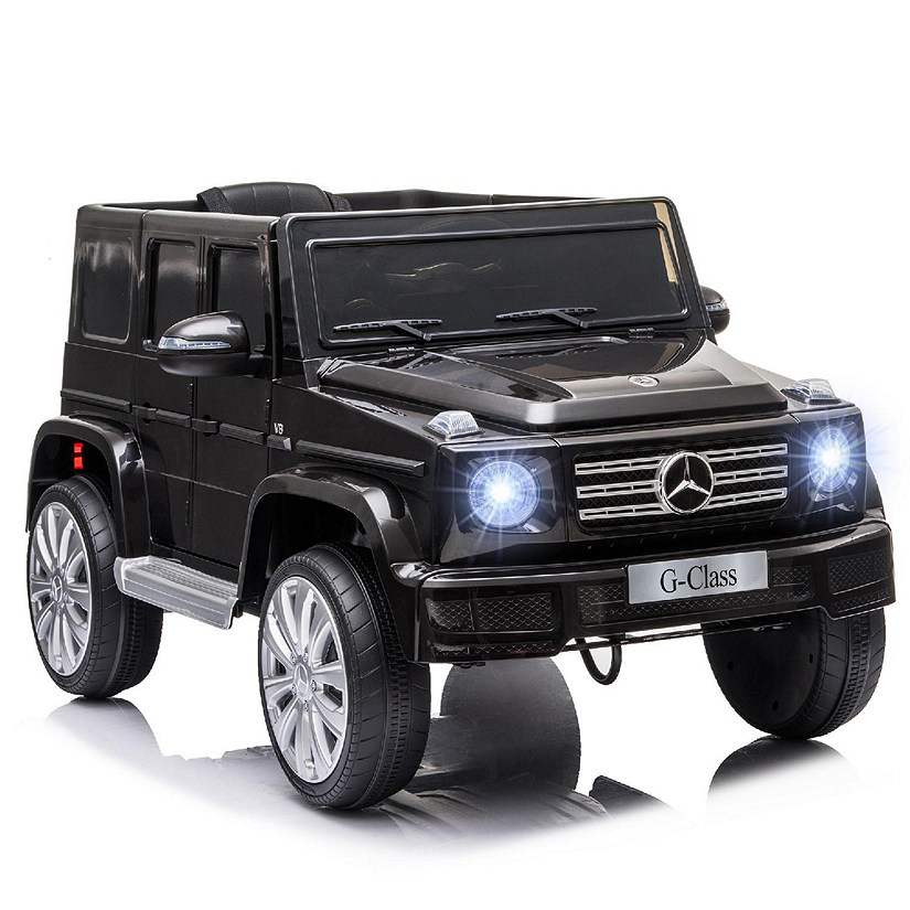 Aosom 12V Mercedes Benz G500 Battery Kids Ride On Car with Remote Control Bright Headlights and Working Suspension Image