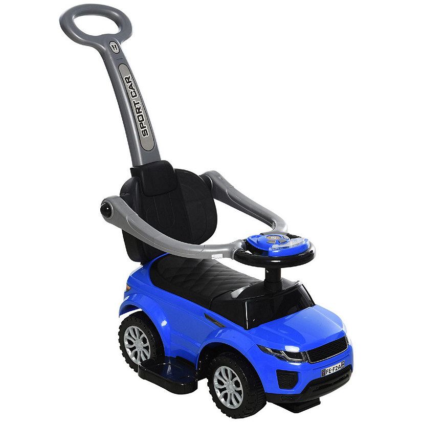 Aosom 3 In 1 Push Cars for Toddlers Kid Ride on Push Car Stroller