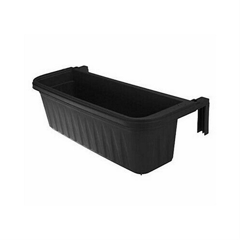 Apollo Exports International AP30218BK 24 Adjustable Railing Planter