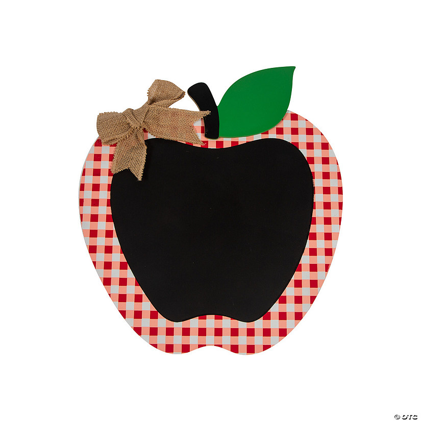 Apple Chalkboard Door Sign Image