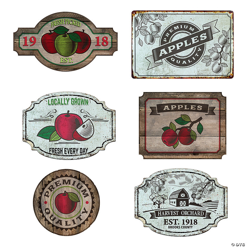 Apple Orchard Cutouts - 6 Pc. Image