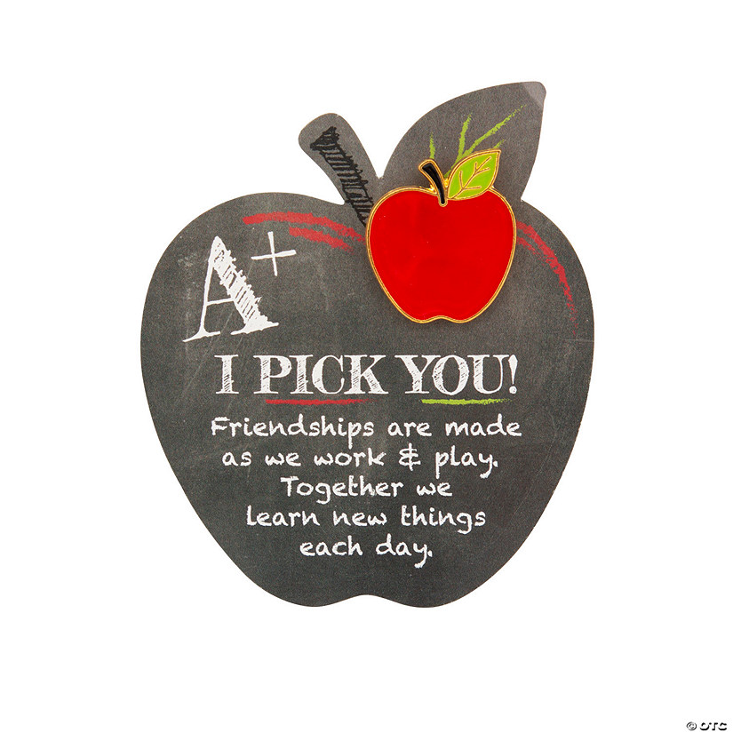 Apple Pins with Card - 12 Pc. Image
