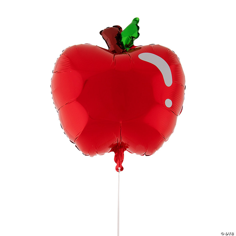 Apple-Shaped 18" Mylar Balloons - 3 Pc. Image