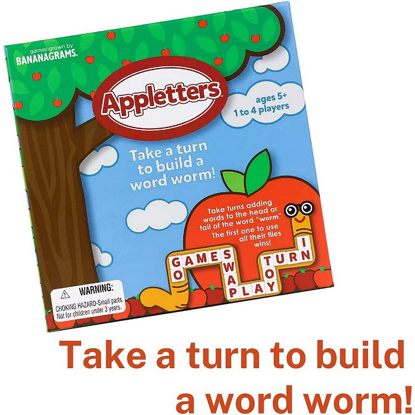 Appletters: Race to Build A Word Worm in This Board Game for Kids Image