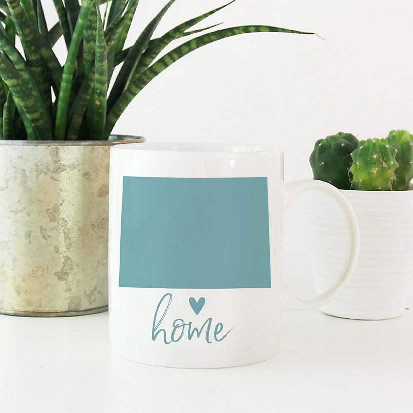 Aqua Home Heart Colorado Ceramic Mug Image