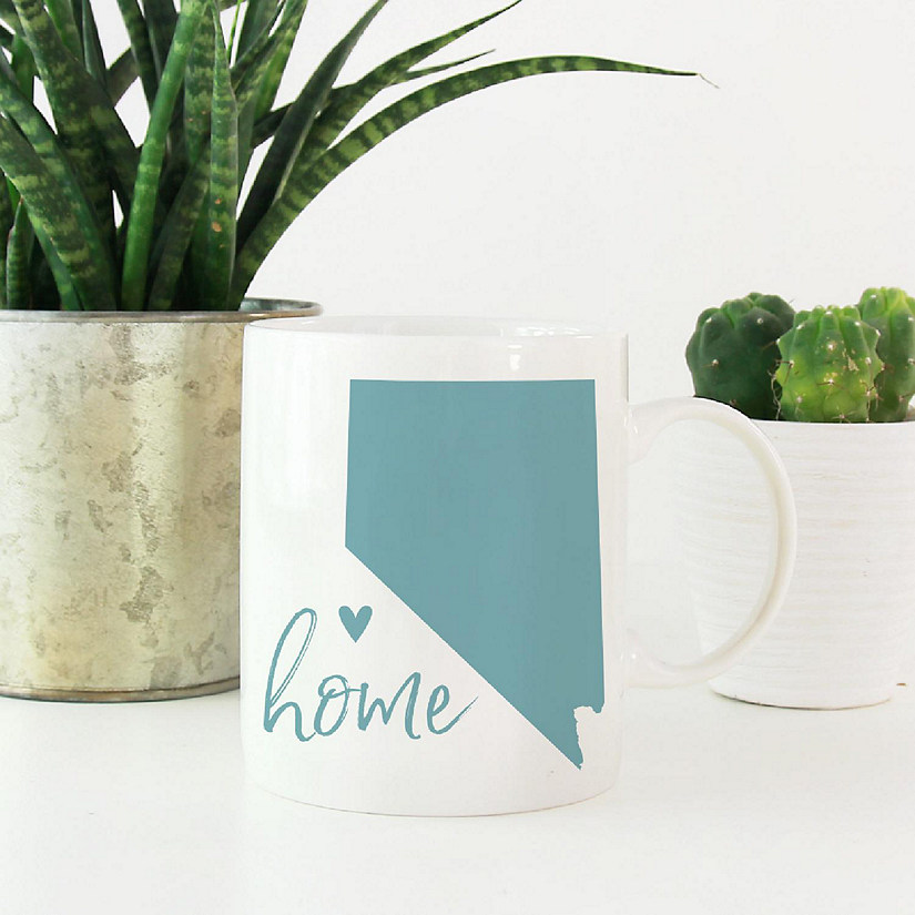 Aqua Home Heart Nevada Ceramic Mug Image