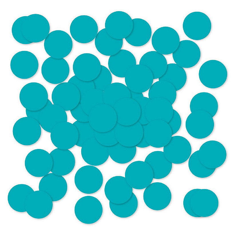 Aqua Turquoise Confetti 180-Pack Image