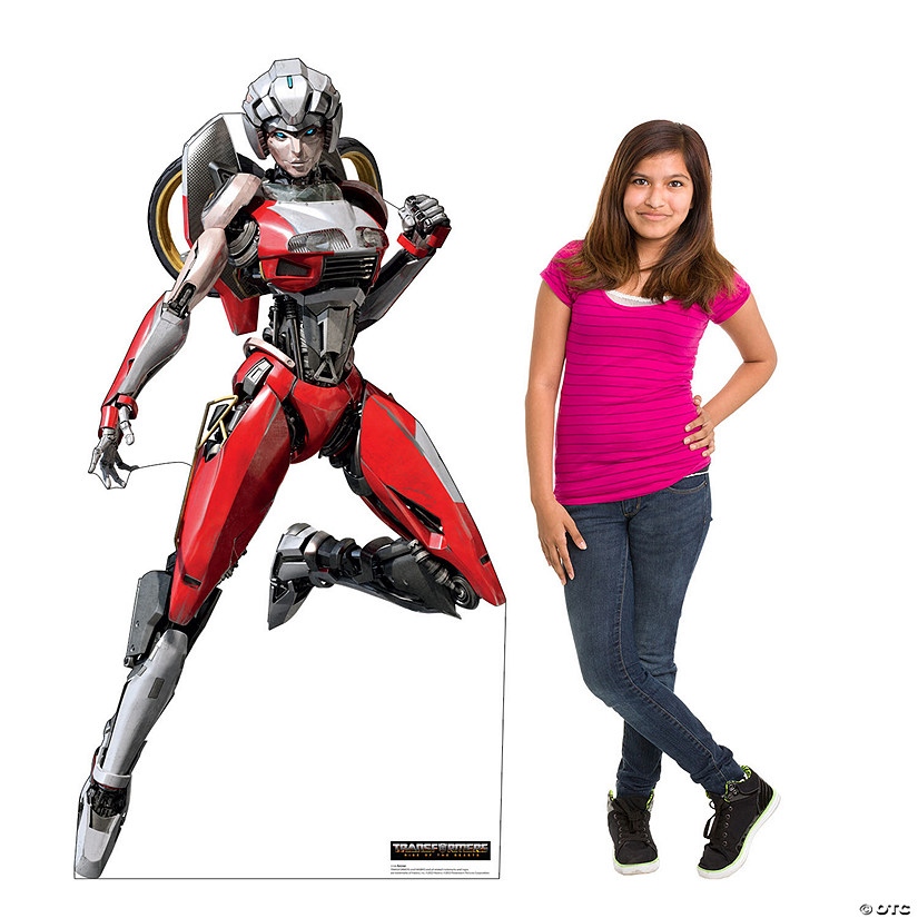 Arcee Transformers Rise of the Beasts Life-Size Cardboard Cutout Stand-Up Image