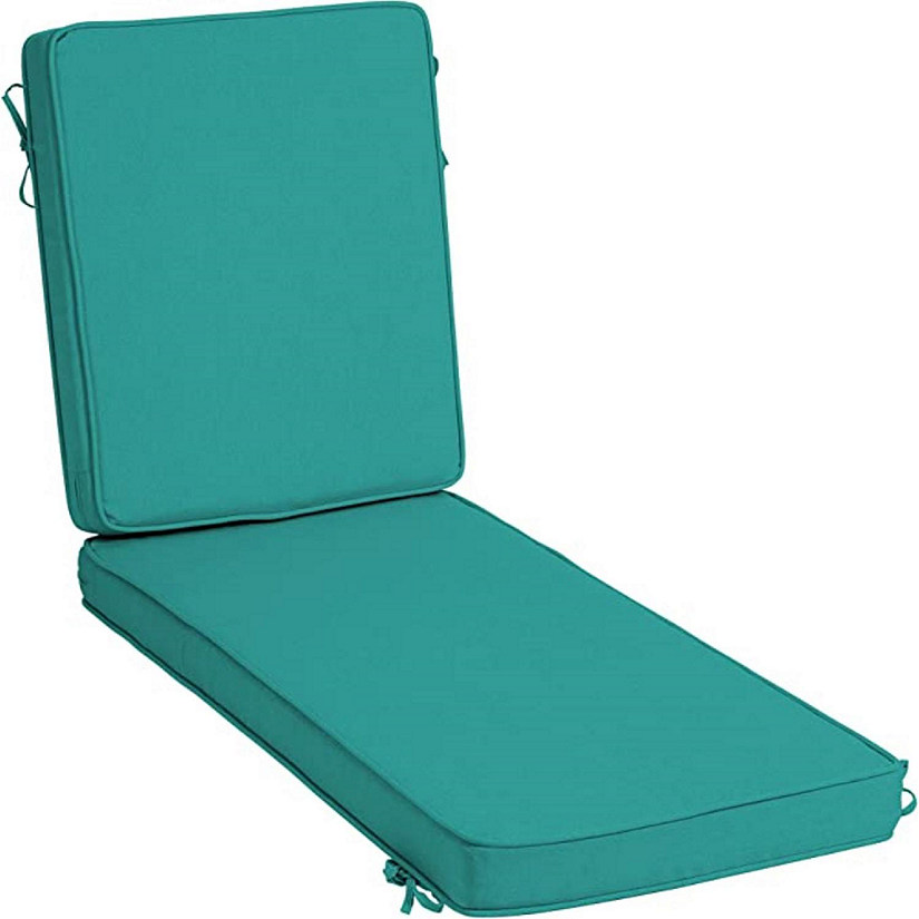 Arden ProFoam EverTru Acrylic 72 x 21 x 3.5, Outdoor Chaise Lounge Cushion, Aqua Image