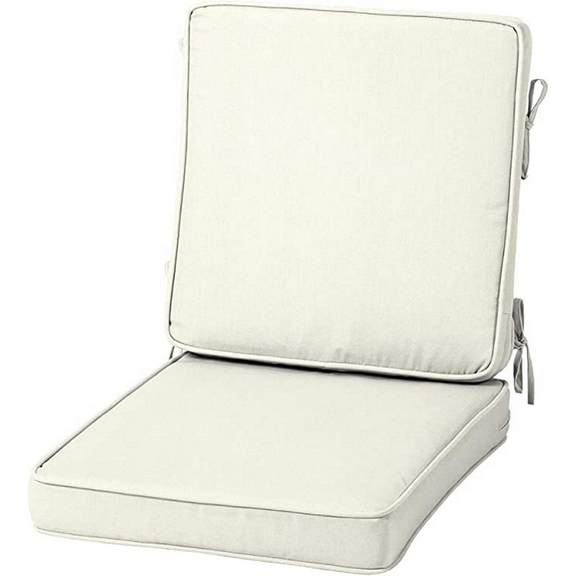 Arden Selections Acrylic Foam Chair Cushion, 20 inches x 20 inches, Cream Image