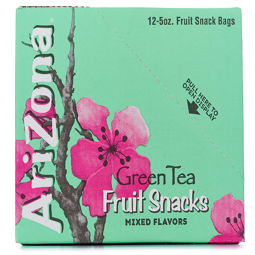 Arizona Green Tea Fruit Snacks 12 x 5 oz