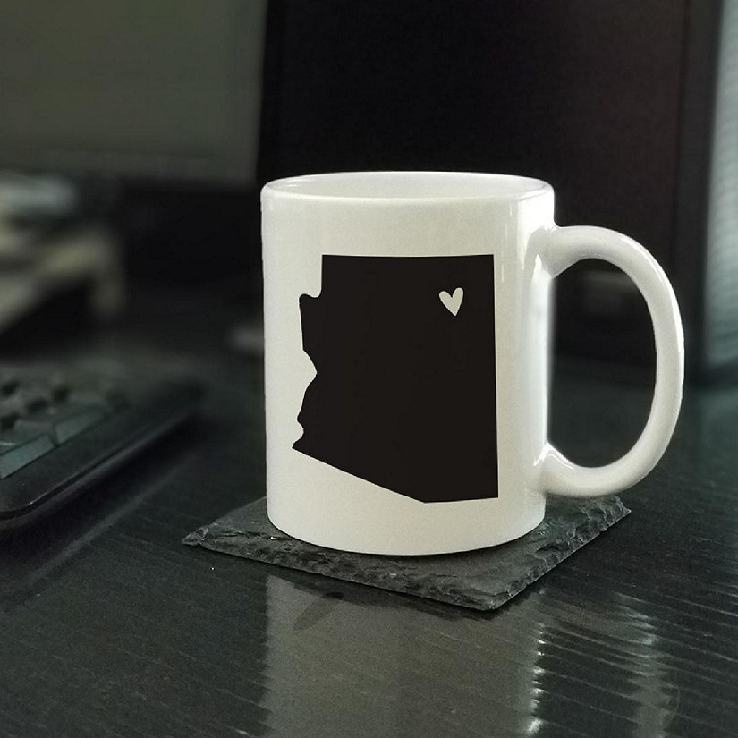 Arizona State Heart Ceramic Mug Image