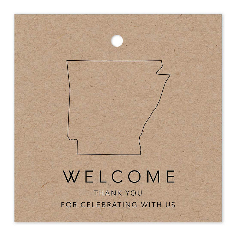 Arkansas Kraft OOT Tags 2in 24pk Image