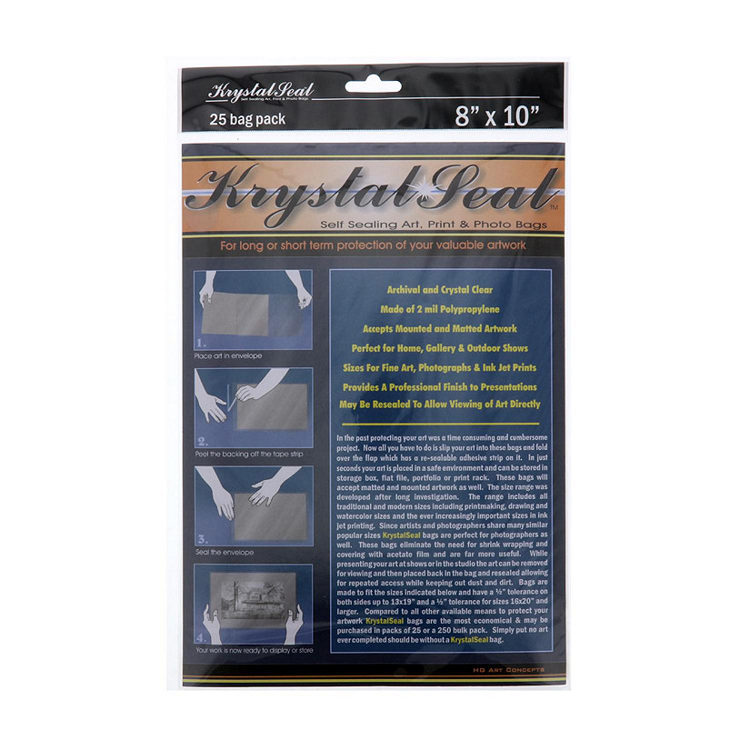 Armadillo Krystal Seal Bags, 8" x 10" Image