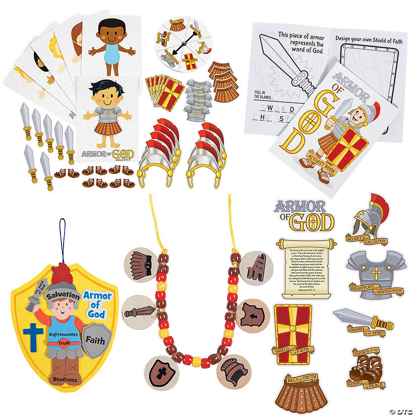 Armor of God Classroom Learning Kit - 57 Pc. Image
