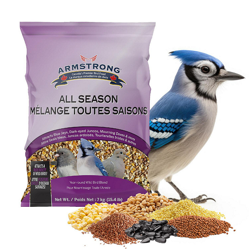 Armstrong Wild Bird Food All Season Bird Seed Blend, 15.4lbs Image