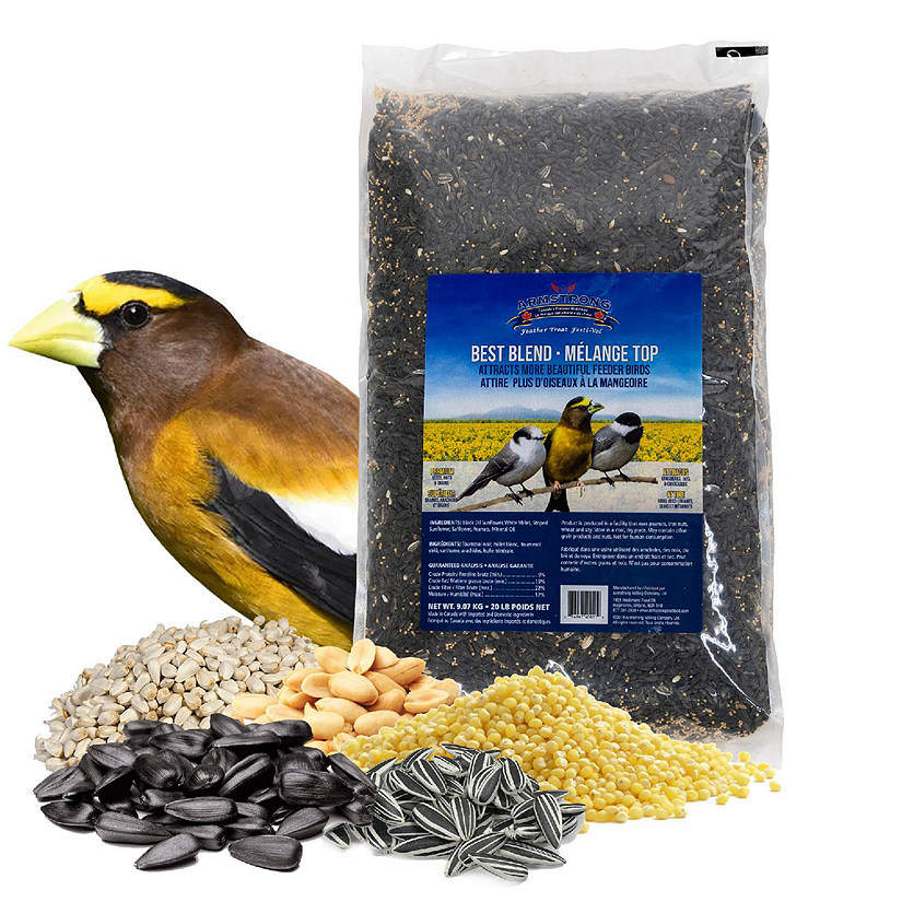 Armstrong Wild Bird Food Best Blend Bird Seed Mix, 20lbs Image