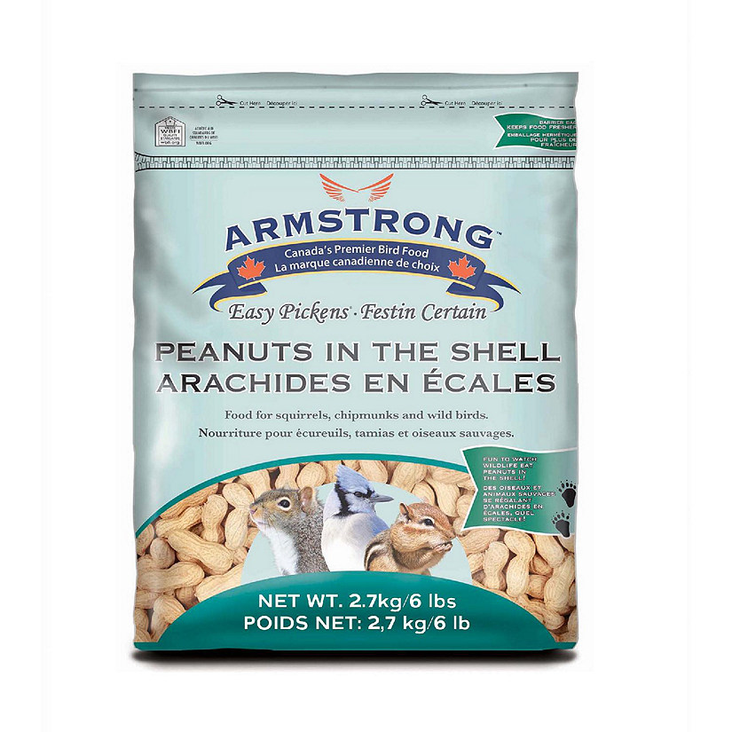 Armstrong Wild Bird Food Peanuts-In-Shell, 6lbs Image