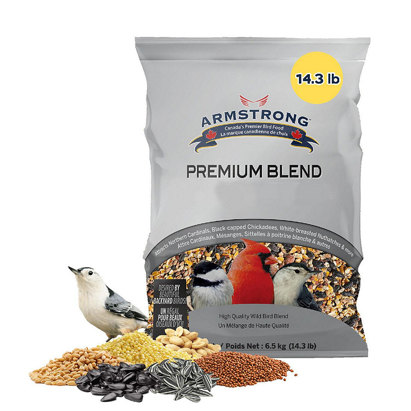 Armstrong Wild Bird Food Premium Bird Seed Blend, 14.3lbs Image