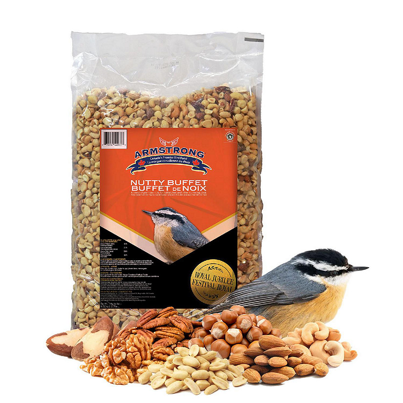 Armstrong Wild Bird Food Royal Jubilee Nutty Buffet Bird Seed, 20lbs Image