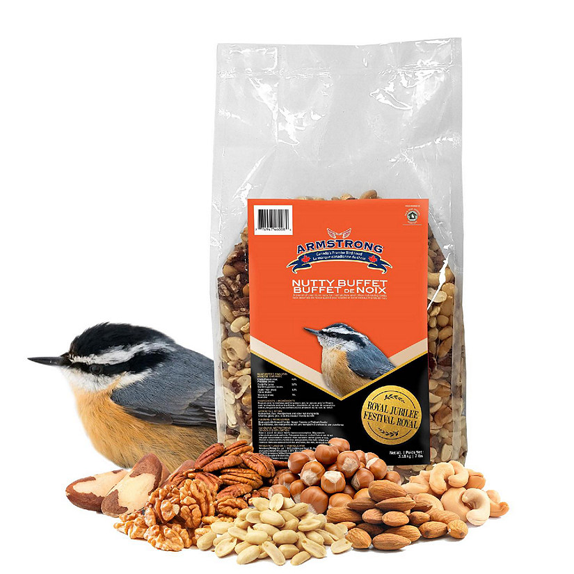 Armstrong Wild Bird Food Royal Jubilee Nutty Buffet Bird Seed, 7lbs Image