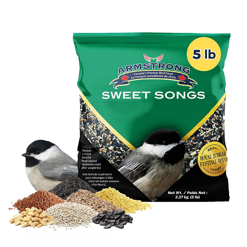 Armstrong Wild Bird Food Royal Jubilee Sweet Songs Bird Seed Blend For Chickadees, 5lbs Image