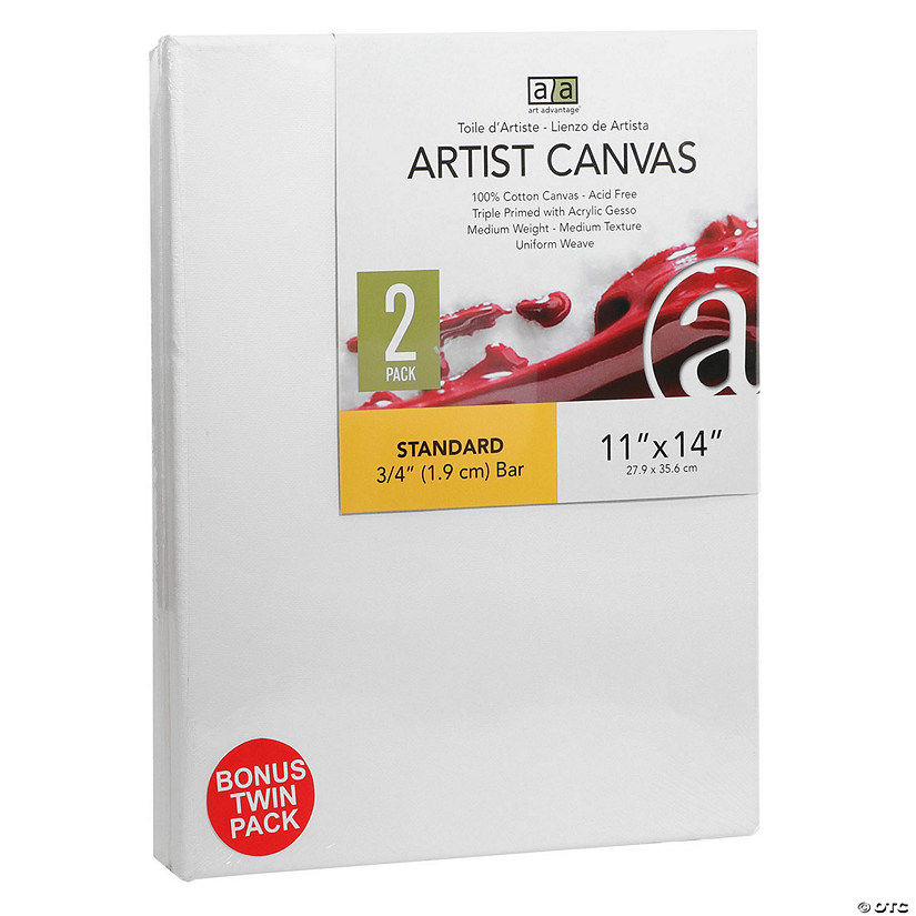 Art Advantage Artist Canvas Visual Edge 11"x 14" Twin Pack&#160; &#160;&#160; &#160; Image