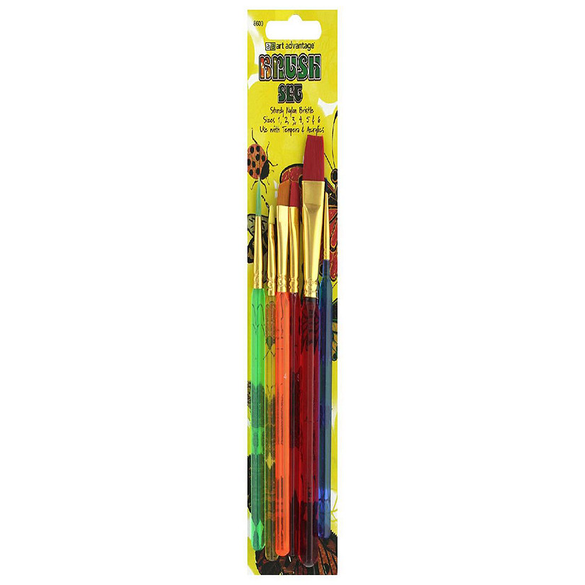 Art Advantage Brush Set Triangle Handle 6pc Image