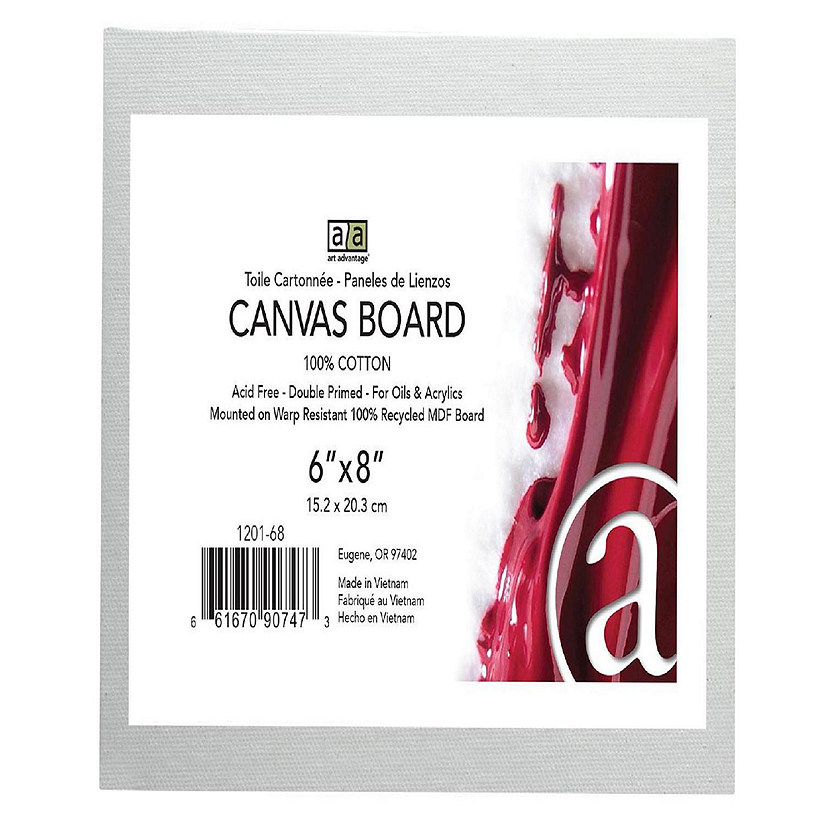 Art Advantage Canvas Board Recycled MDF 6x8 Image