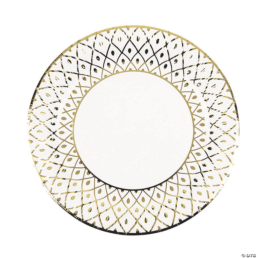 Art Deco Paper Dinner Plates - 8 Ct. Image
