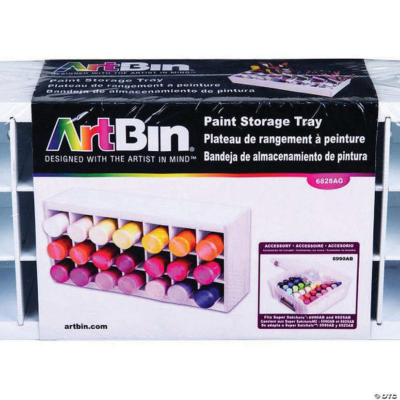 ArtBin Paint Storage Tray white Oriental Trading