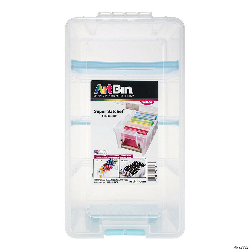 ArtBin Super Semi Satchel - Aqua Handle Image