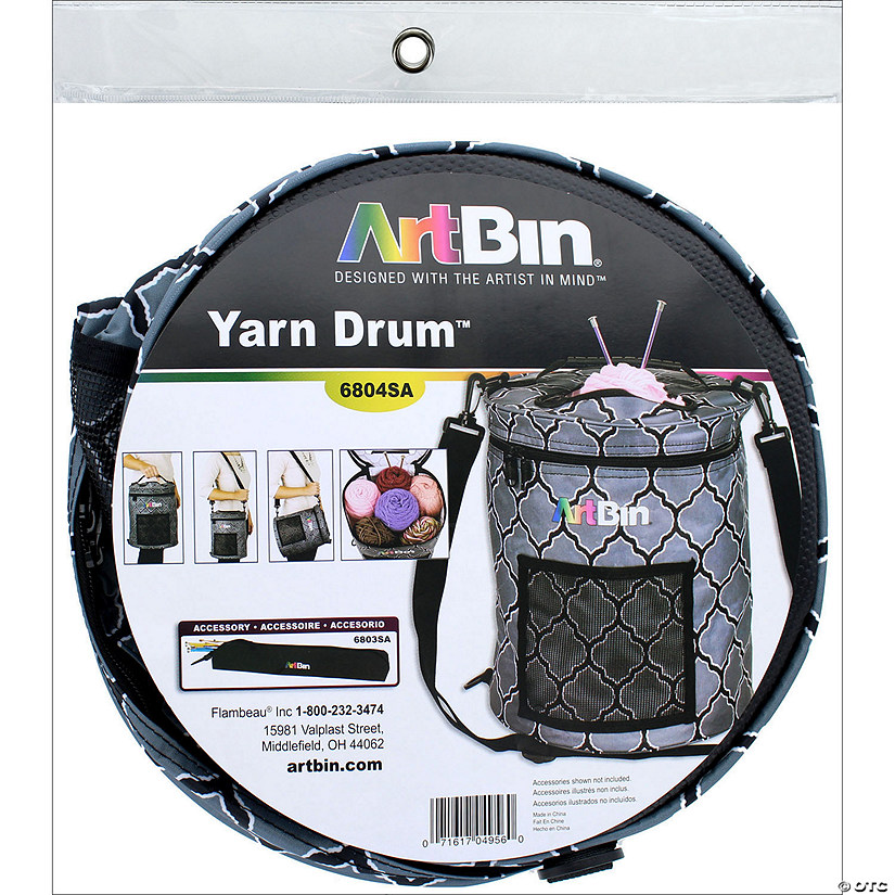 ArtBin Yarn Drum Black Gray