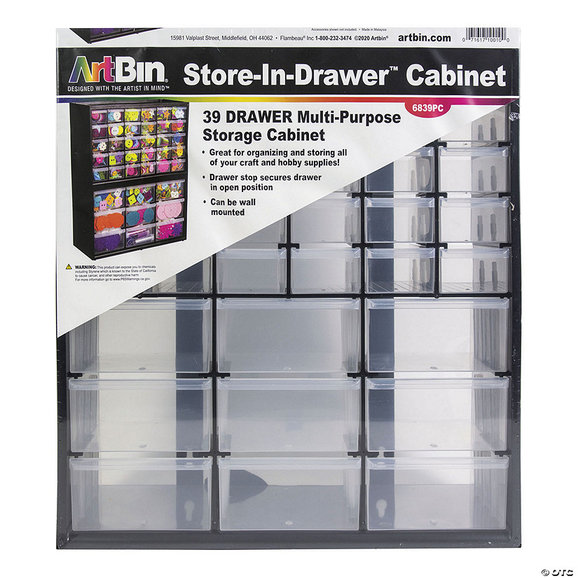 ArtBinArtBin Store-N-Drawer Cabinet-14.375"x6.25"x17.875" 39 Drawers Image