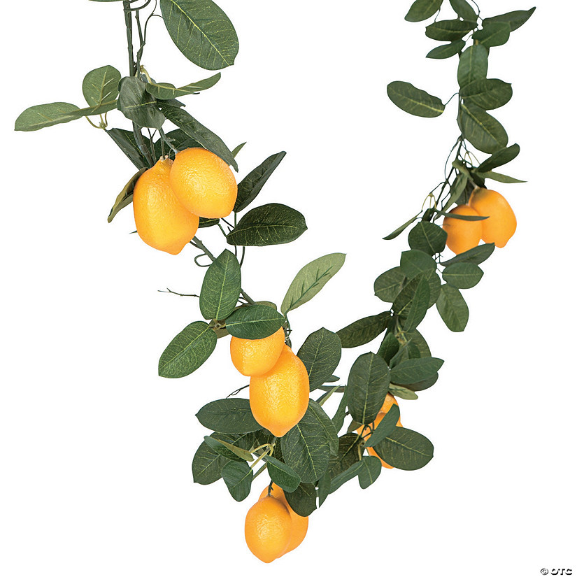 Artificial Lemon Garland Oriental Trading