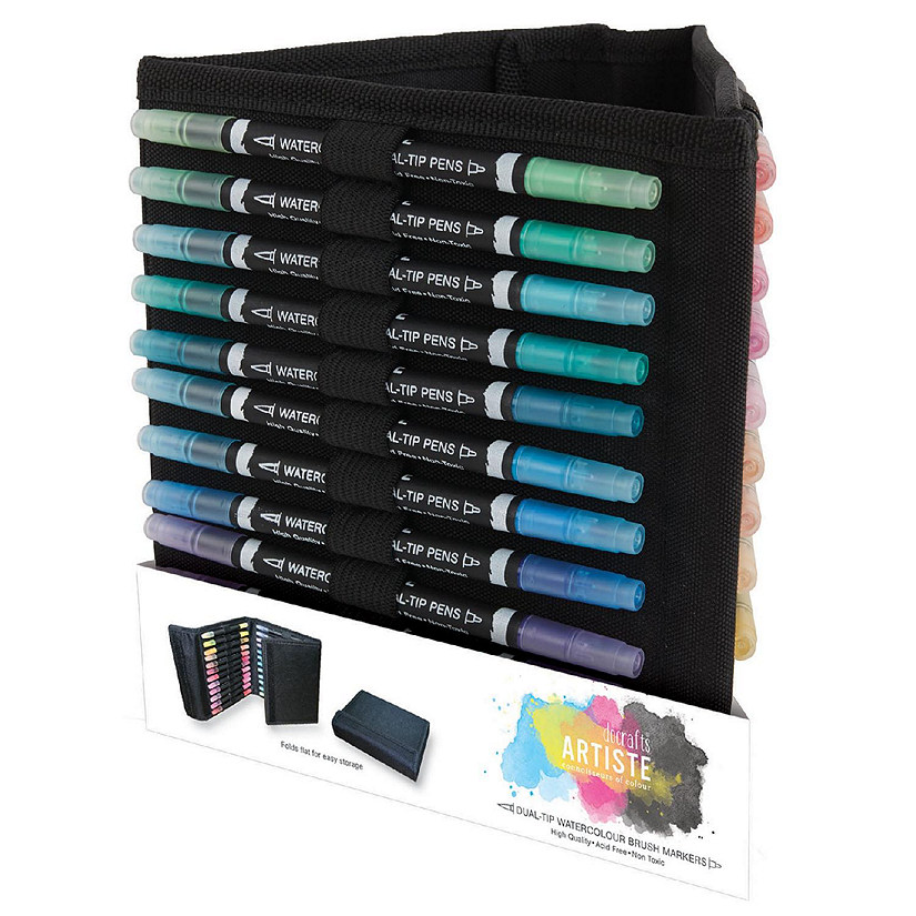 Tsukineko Memento Dual-Tip Marker – 4er Set Mit Feinspitze & Pinselspitze, Scrapbooking-tauglich