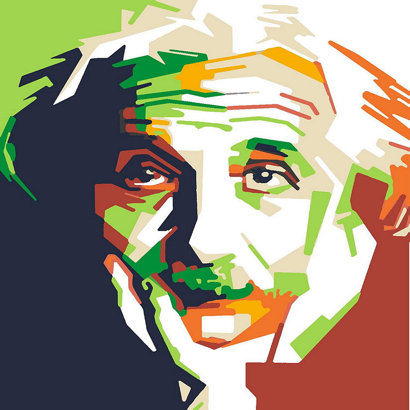 Artwille DIY Paint by Numbers - Albert Einstein Image