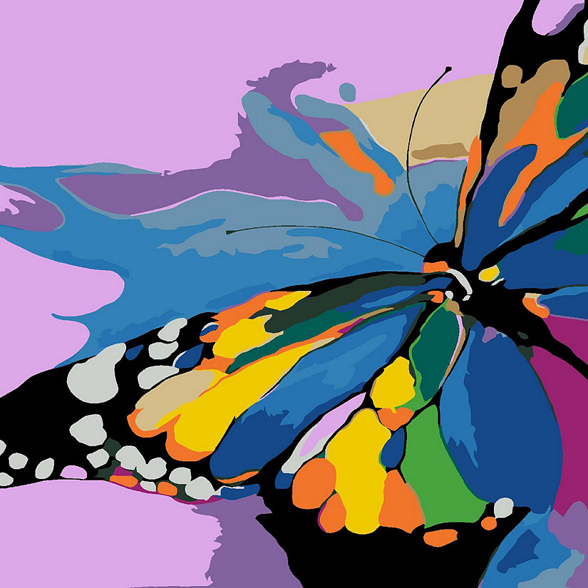 Artwille DIY Paint by Numbers - Bright Butterfly Image