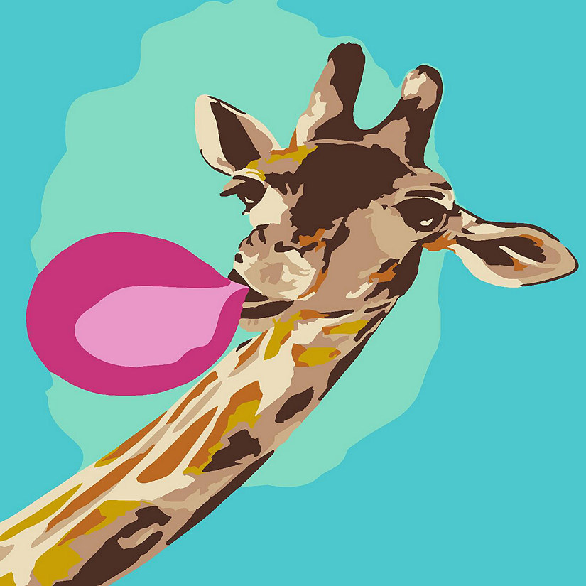 Artwille DIY Paint by Numbers - Cool giraffe Image