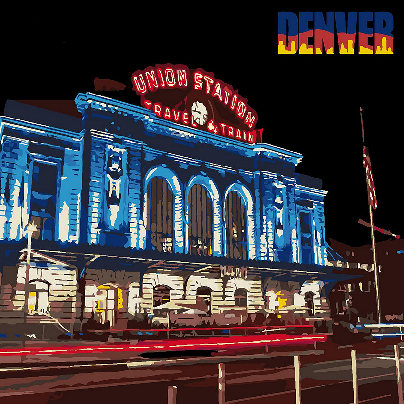 Artwille DIY Paint by Numbers - Denver Union Station Image