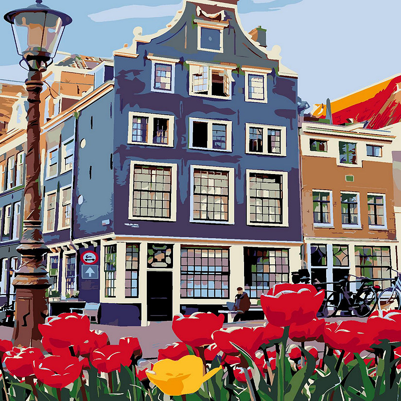Artwille DIY Paint by Numbers - Famous Amsterdam Image