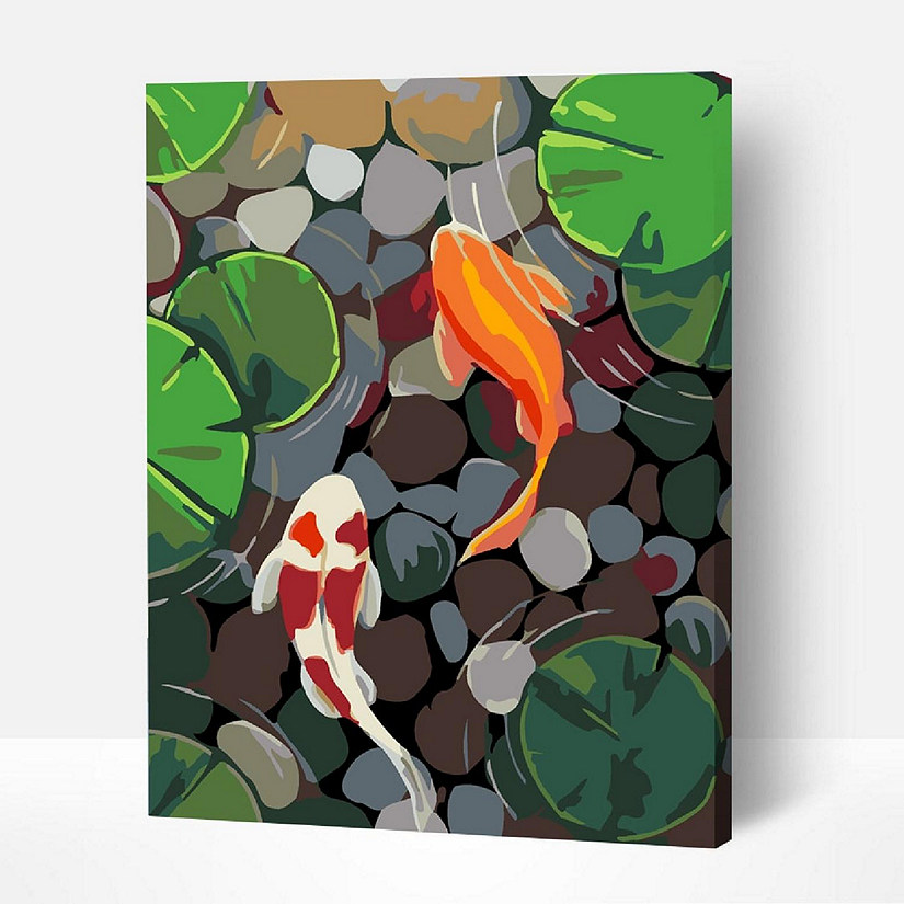 Artwille DIY Paint by Numbers  - Koi Pond Image