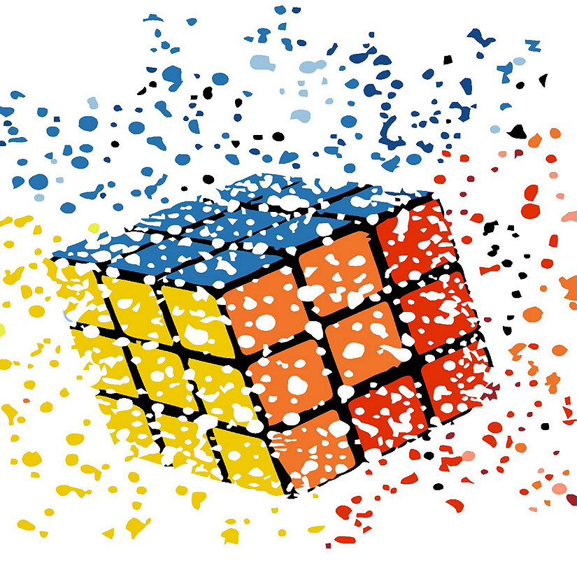 Artwille DIY Paint by Numbers - Rubik's Cube Image