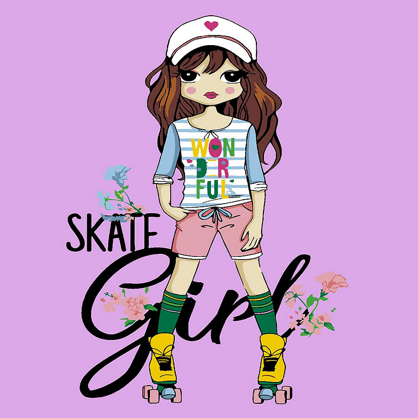 Artwille DIY Paint by Numbers - Skate Girl Image
