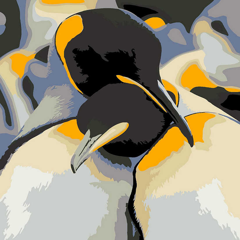 Artwille DIY Paint by Numbers - Two Penguins Image