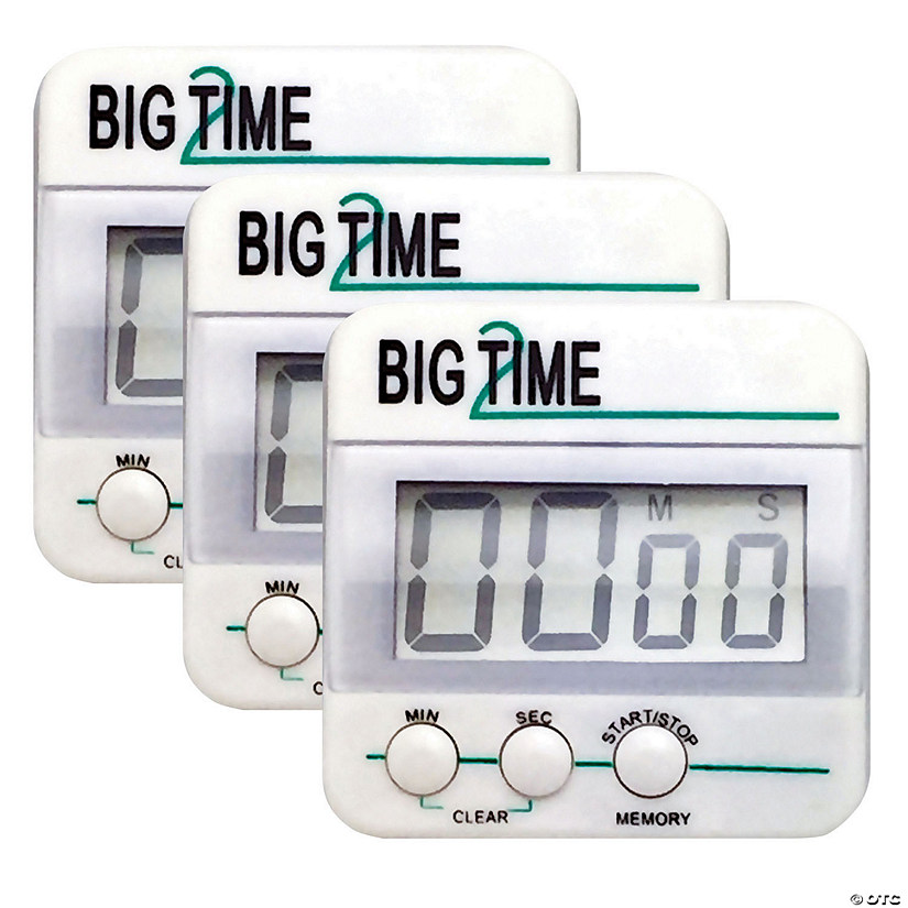 Ashley Productions Big Time Too Up/Down Timer, Pack of 3 Image