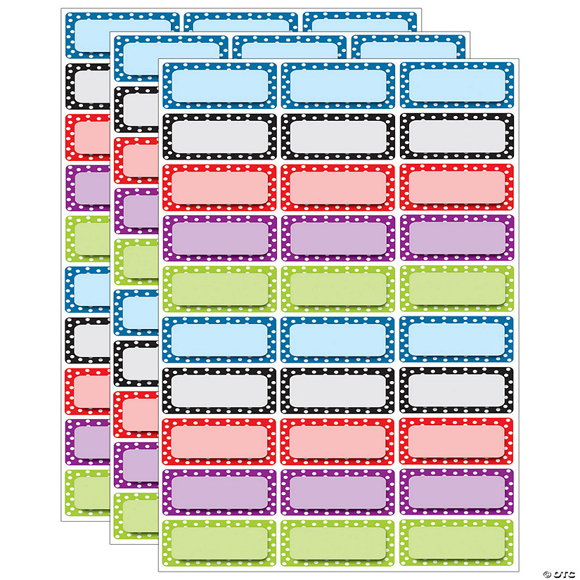 Ashley Productions Die-Cut Magnetic Foam Color Dots Labels/Nameplates, 30 Per Pack, 3 Packs Image